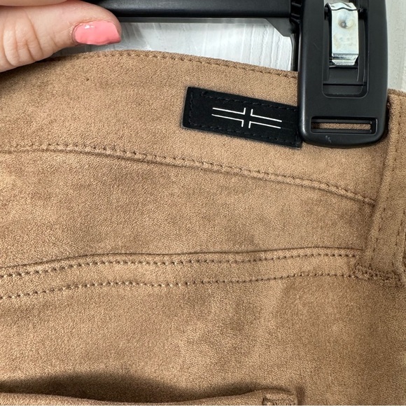 Liverpool Brown Women's Suede Pants - Picture 4 of 9